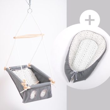   Incababy Babahinta Dotties FW + Incababy Babafészek Dotties +  Incababy hintarugó + hintahorog