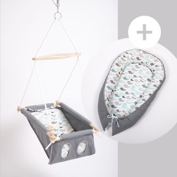   Incababy Babahinta Whale WF + Incababy Babafészek Whale + Incababy hintarugó + hintahorog