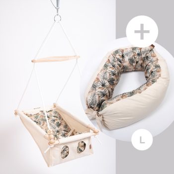   Incababy babahinta Deep Nature  FW + Incababy Kismama Párna Deep Nature L + Incababy hintarugó + hintahorog