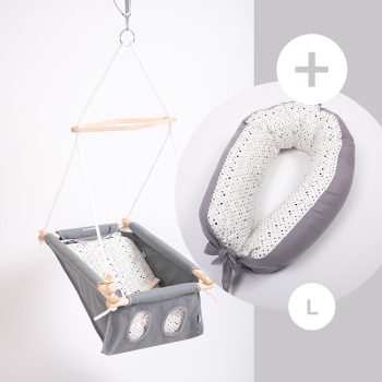   Incababy babahinta Dotties  FW + Incababy Kismama Párna Dotties L + Incababy hintarugó + hintahorog